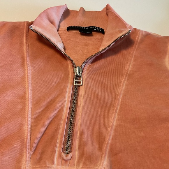 Veronica Beard lounge / sweatsuit set, peach color, 100% comfy cotton, Size XS - Picture 6 of 16